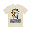 RVCA "Matt Leines Facet Face" Short Sleeve Tee (Silver Bleach) Graphic Unisex