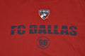 large fc dallas mls soccer futbol texas tx 24.5 inches pit to pit Unisex