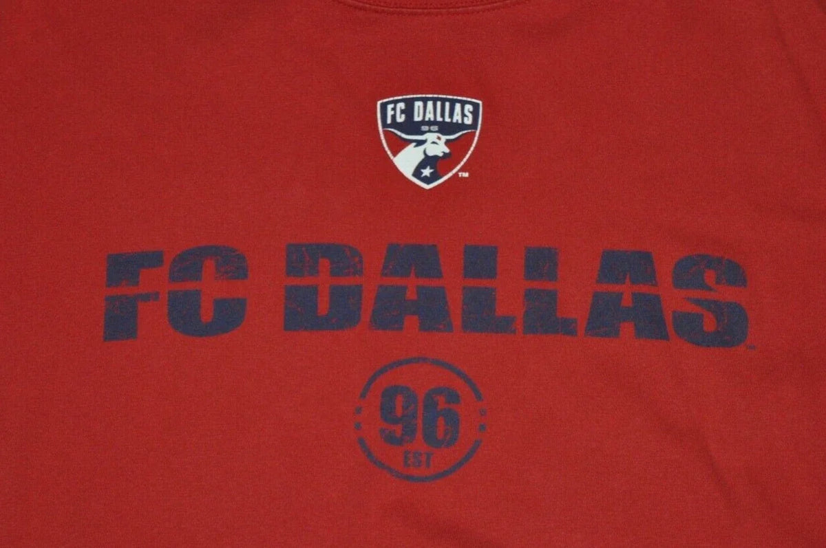 large fc dallas mls soccer futbol texas tx 24.5 inches pit to pit Unisex