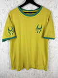 00s Soulfly #09 Metal Band Cotton TShirt Brazil Soccer Jersey Sepultura Style XL Unisex