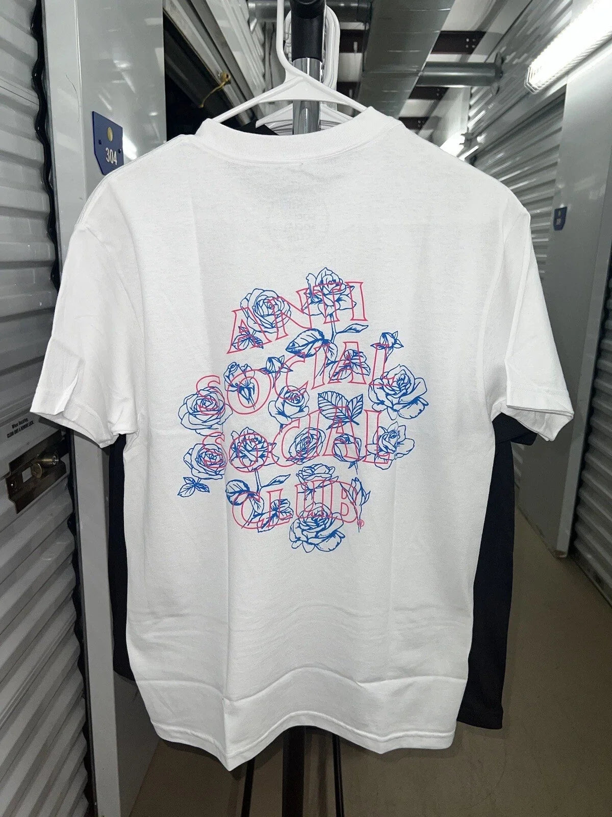 Anti Social Social Club ASSC Club The Strip Tee White Sz-M-L 100% Authentic. Unisex