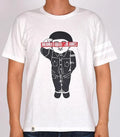 Momotaro $90 NWT Momotaro White Black Blindfold GTB Slim 07-103 XL Unisex