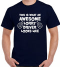 Lorry Driver T-Shirt Funny Van Trucker Truck Awesome Father day Gift Mens Tee