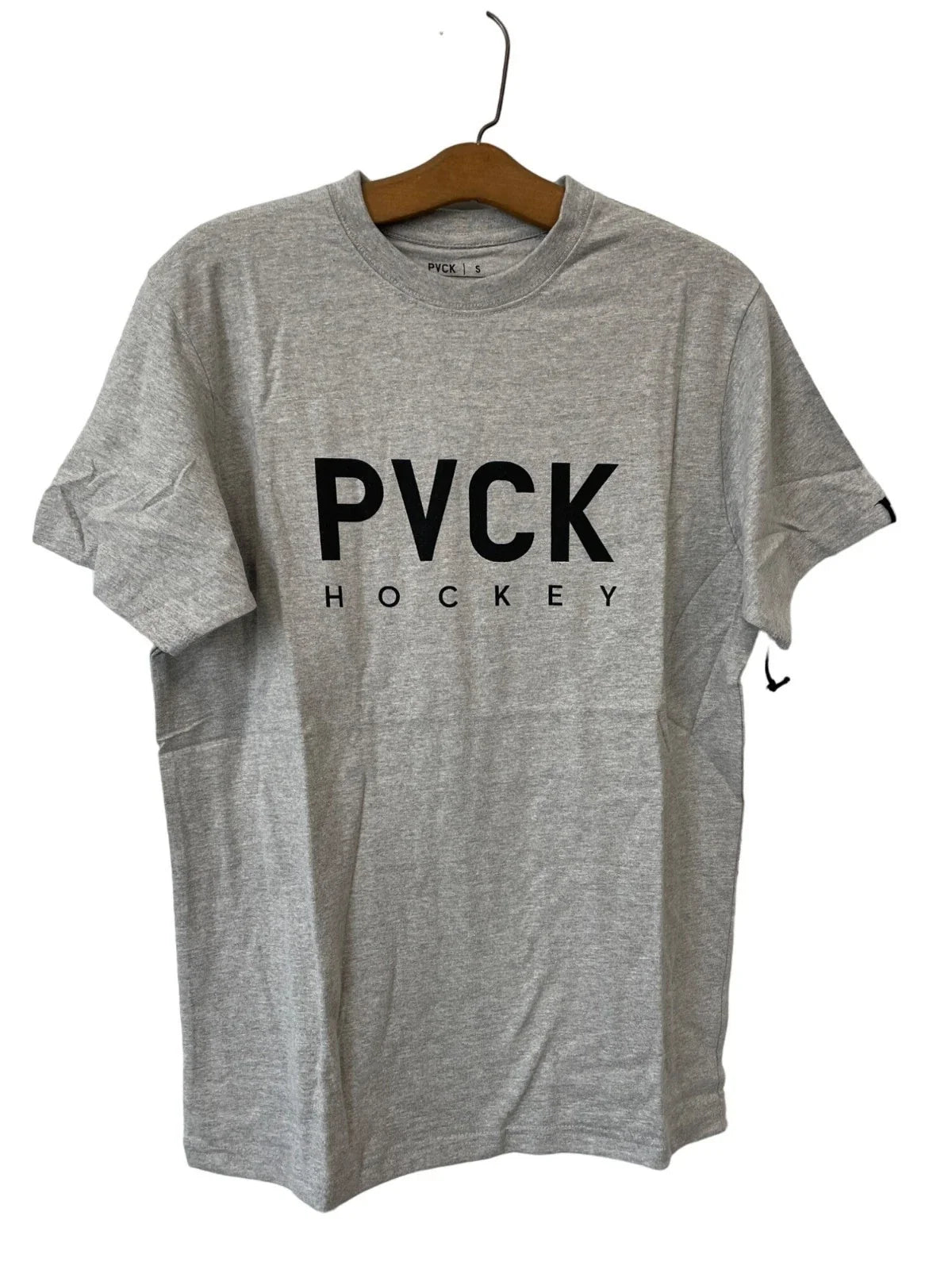 PVCK Graphic Tee Large Hockey Short Sleeve Crewneck Basic Tee Everyday Wear NEW Unisex