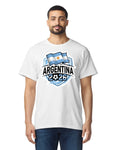 Argentina Cotton Soccer Fan World Cup 2026 Football Supporter Tee Unisex
