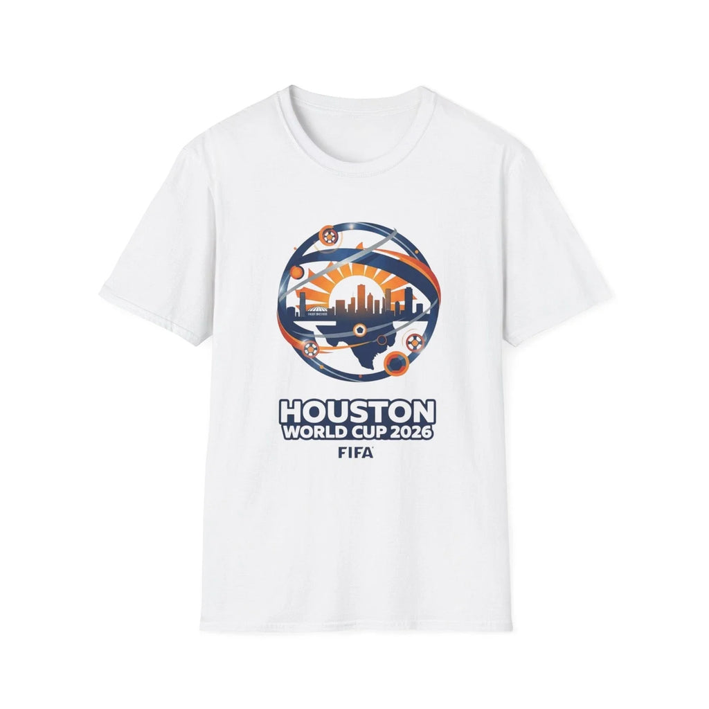 Houston Skyline World Cup | Soccer City Skyline Tee Unisex