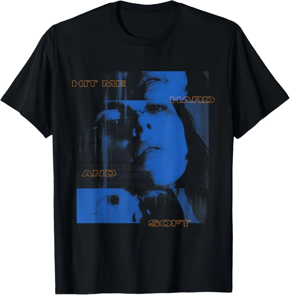 Official Billie Eilish HIT ME Hard and Soft Blue Photo Unisex