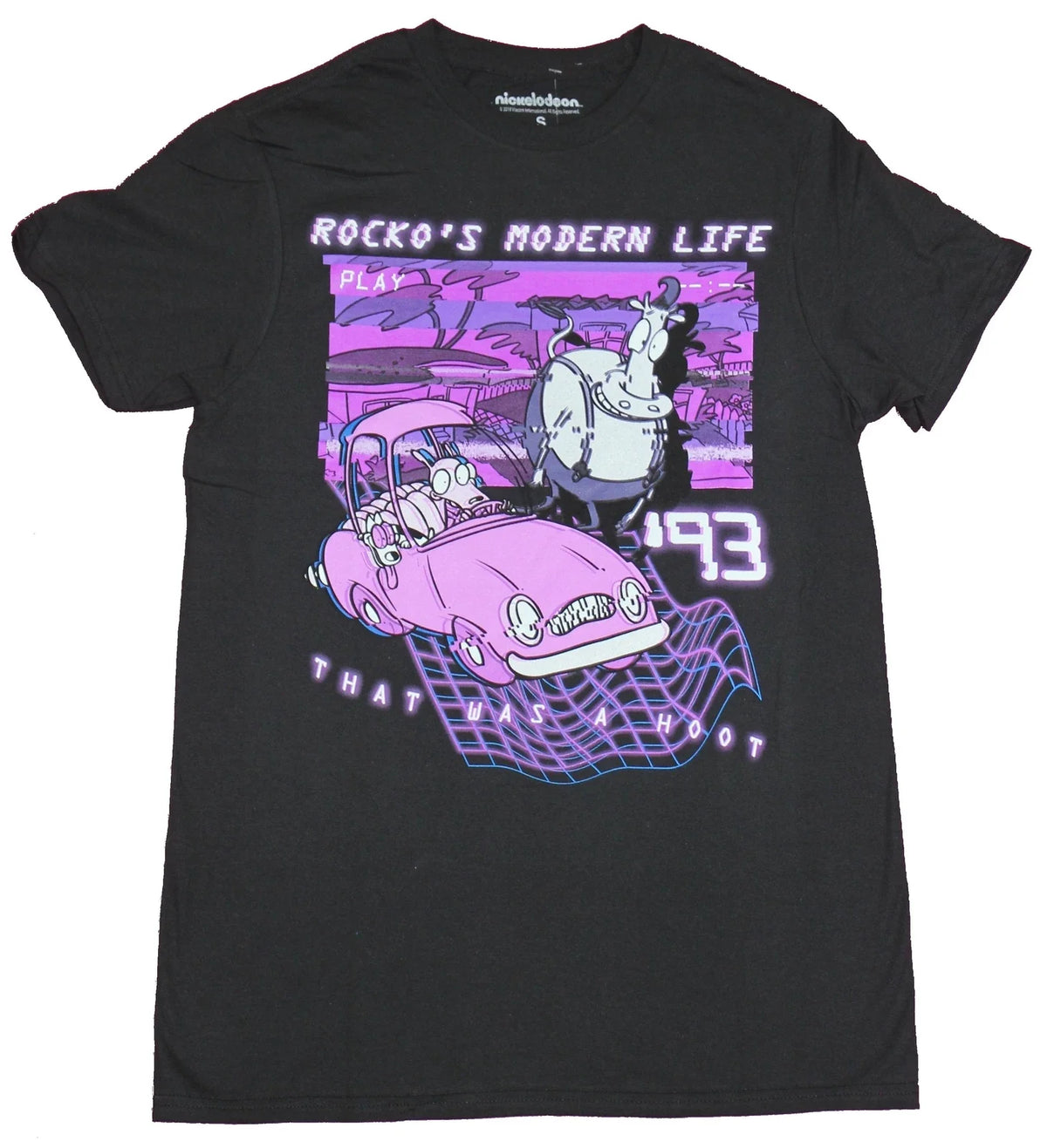 Rocko's Modern Life Adult New - 93 Purple Playback That was a Hoot Unisex