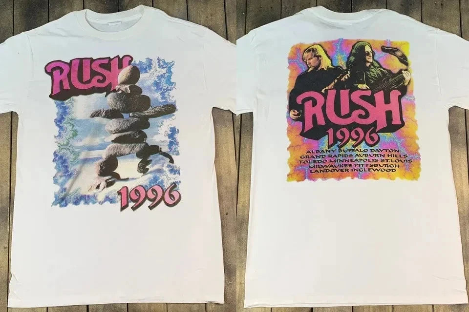 Rush Test for Echo Tour 1996 , 1996 Rush Tour Double Sided Unisex