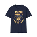 Soccer Parents Social Club , Soccer Mom Dad Tee, Soccer Fan Apparel, Unisex