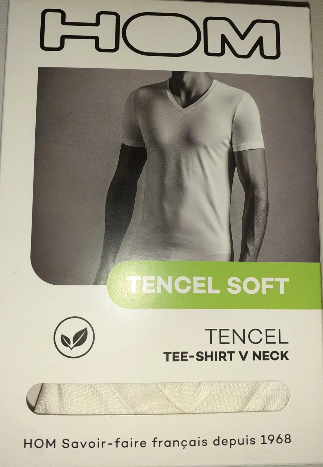 HOM tencel V Neck T Shirt Unisex