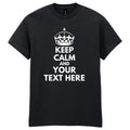 Mens Custom Keep Calm Tshirt • Mens Unisex T Shirt Unisex