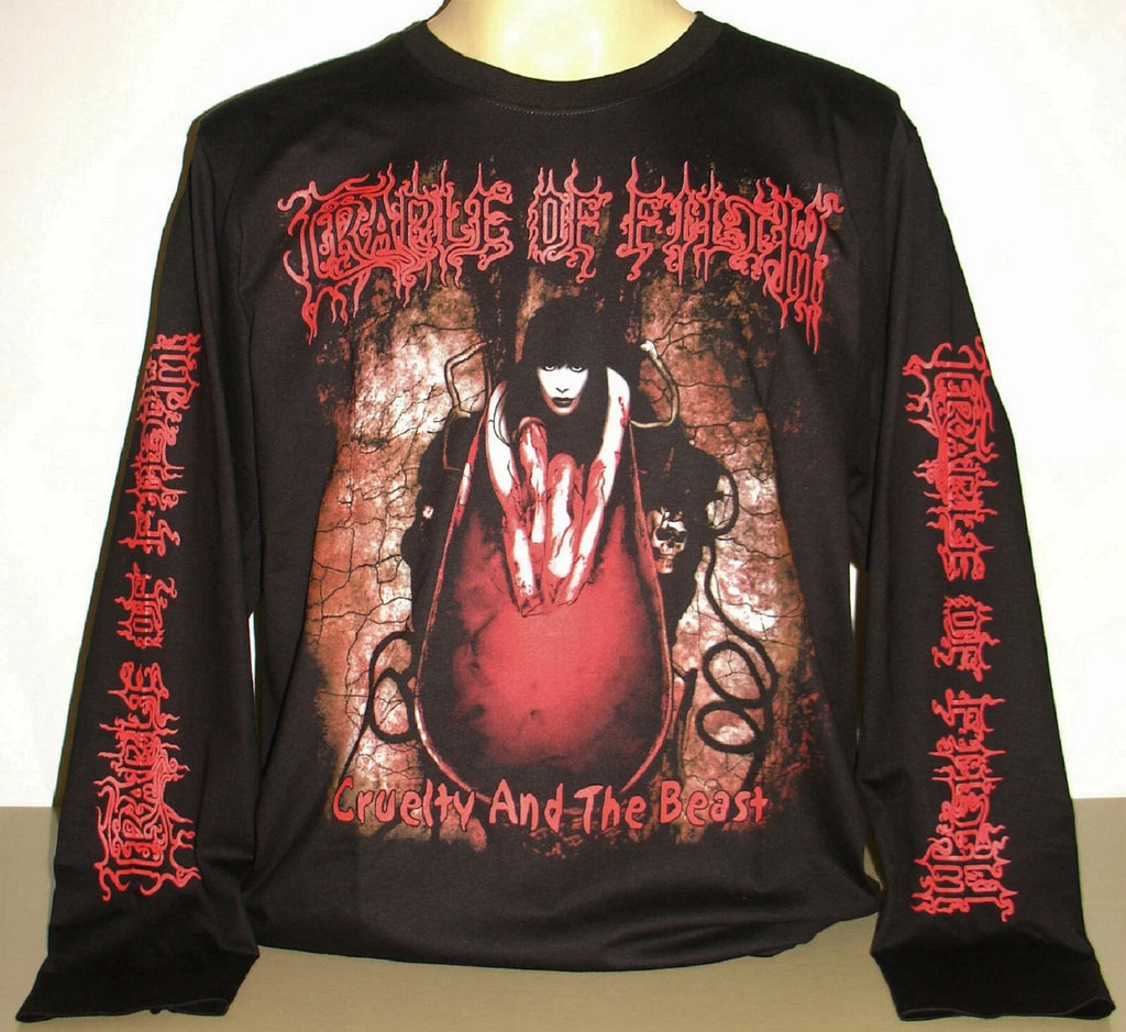 Cradle Of Filth Cruelty And The Beast Long Sleeve Size S XL 2XL 3XL New! Unisex
