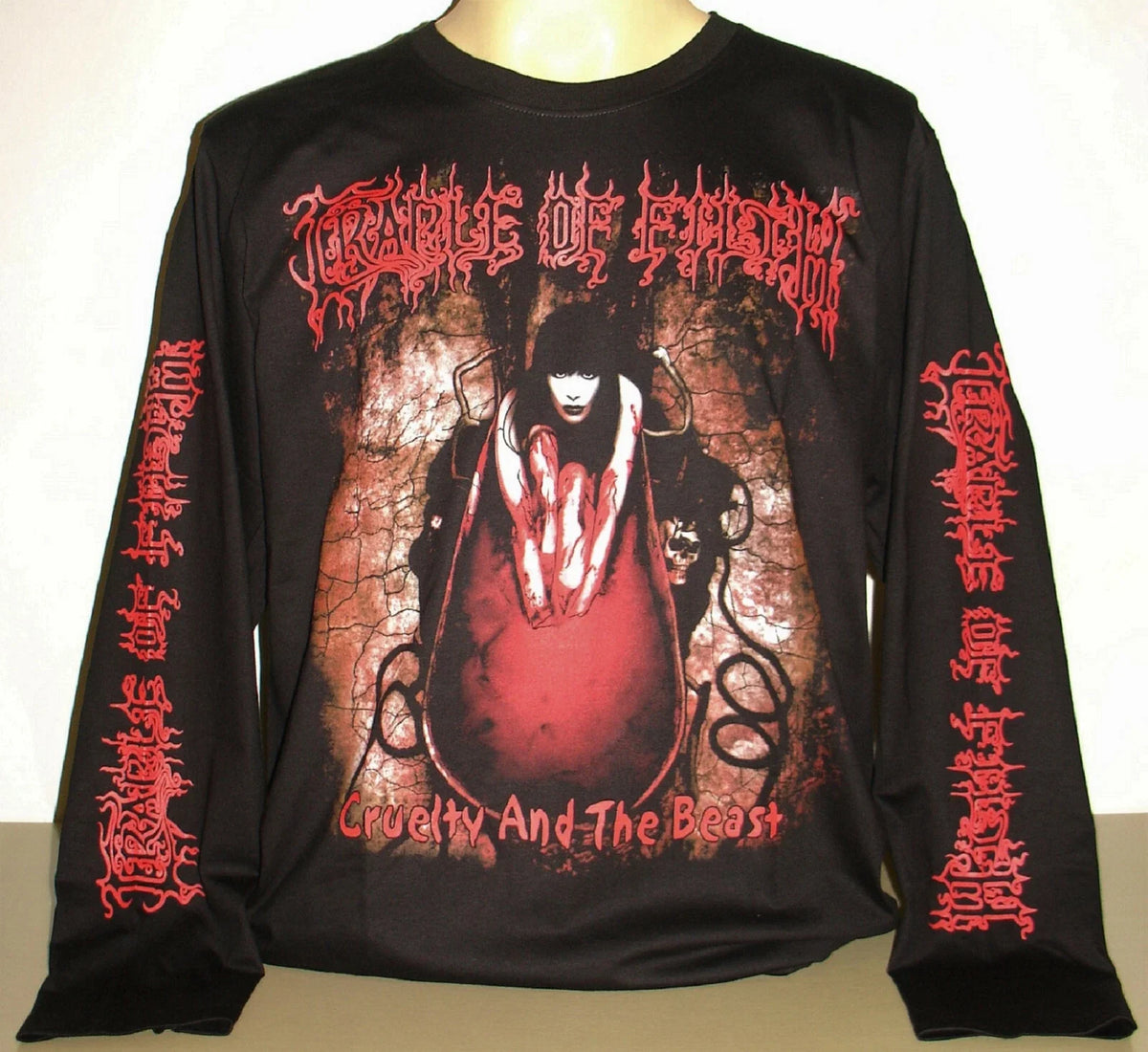 Cradle Of Filth Cruelty And The Beast Long Sleeve Size S XL 2XL 3XL New! Unisex