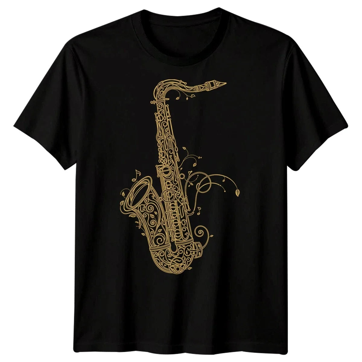 Saxophone Jazz Music Mens Ornate Instrument Unisex