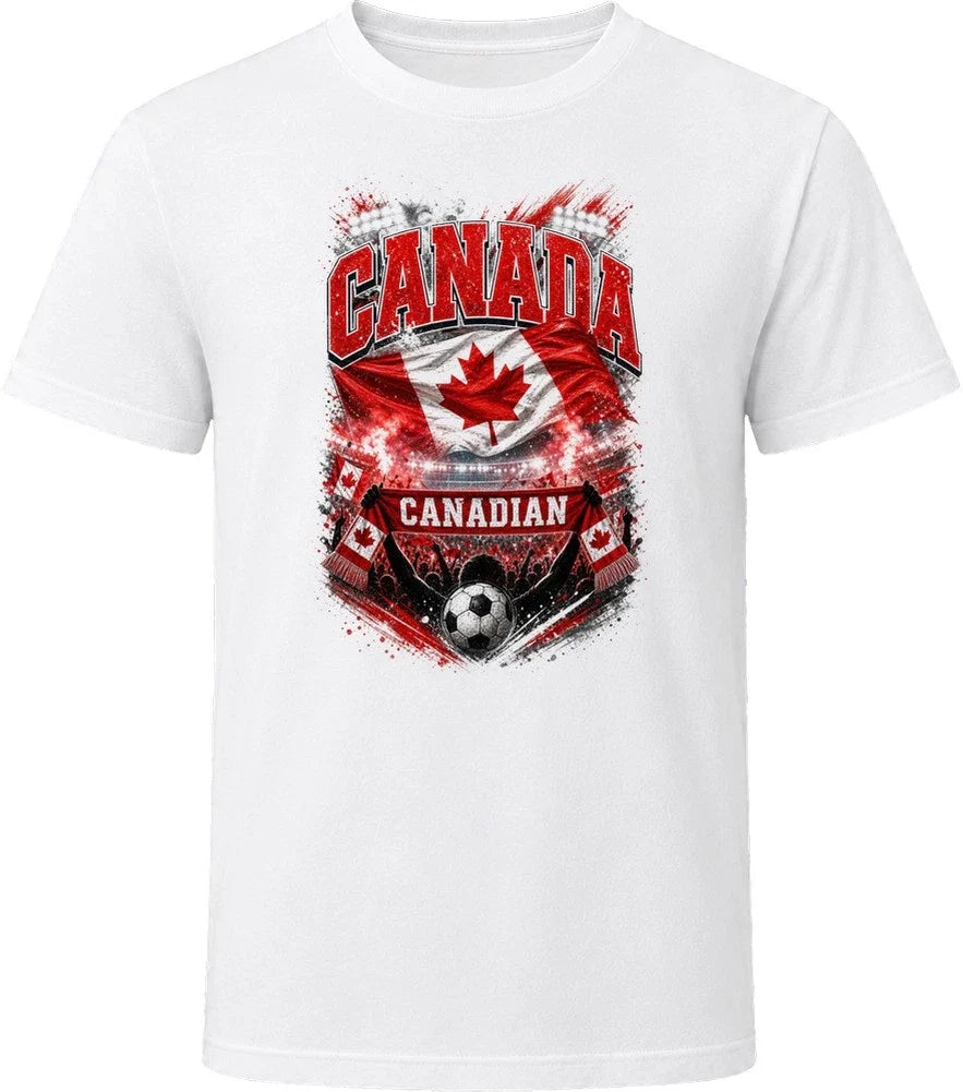 Canada Canadian Soccer Football National Supporters T Shirt Unisex