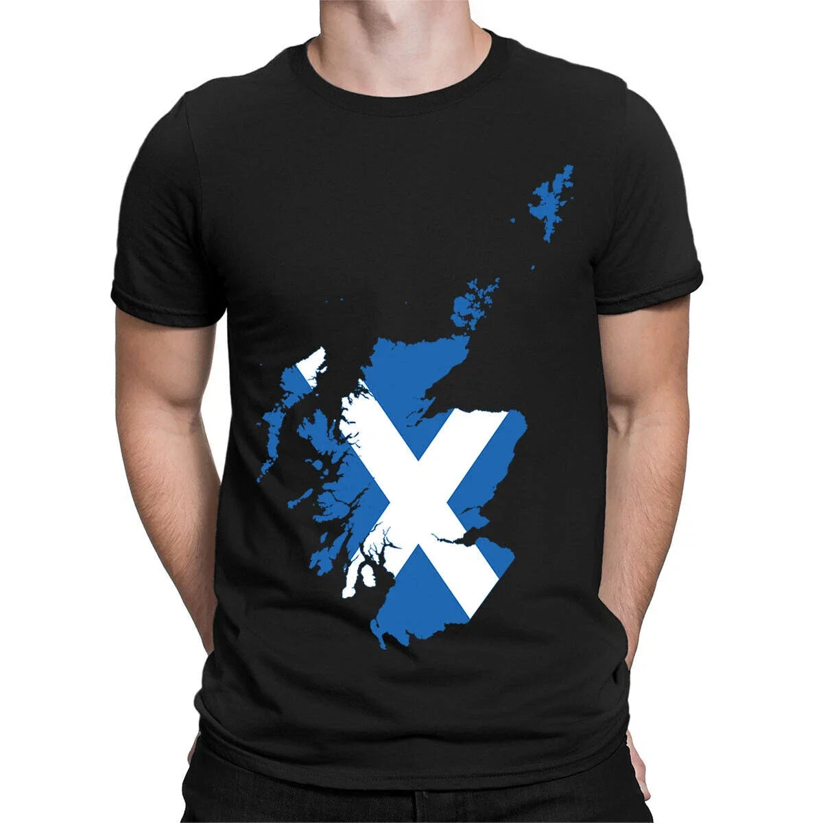 Scotland Flag Gift Soccer Sports Lovers Football Mens Womens s #TA-56 Unisex