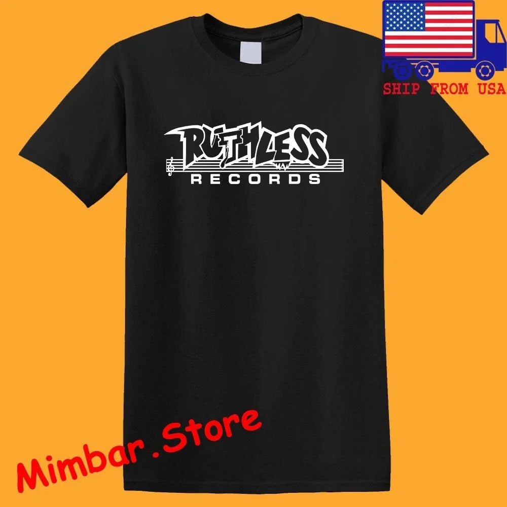 Ruthless Records Men's Black Size S-5XL Unisex