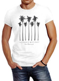 Men's Palm Trees California West Coast Palms Summer Slim Fit Neverless® Unisex