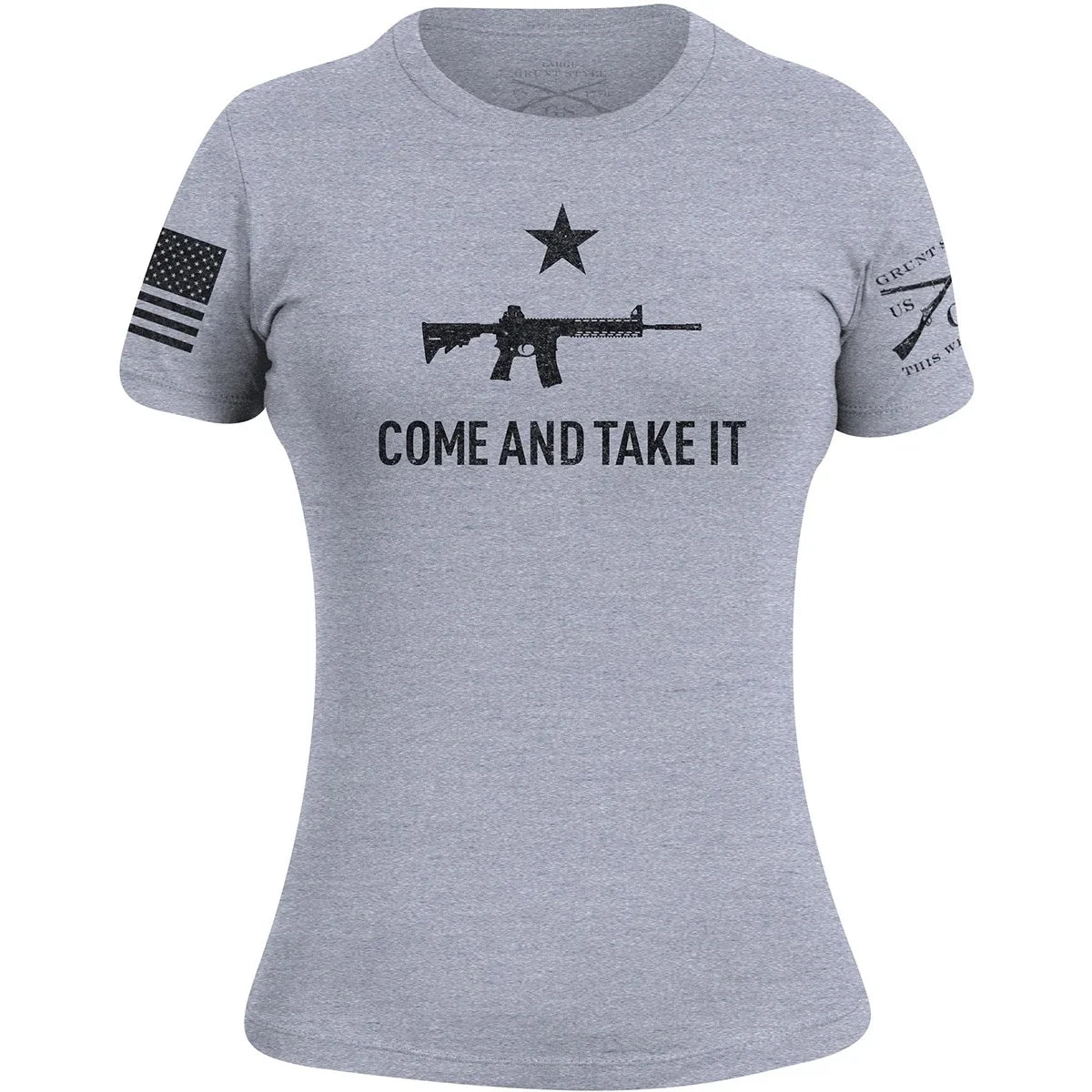 Grunt Style Women's Come and Take It 2A Edition - Heather Gray Unisex