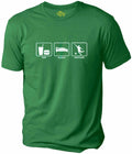 Soccer Shirt Men Eat Sleep SOCCER Graphic Funny Novelty Sarcastic Tee Unisex