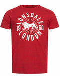 Lonsdale Regular Fit Warmwell T Shirt Unisex