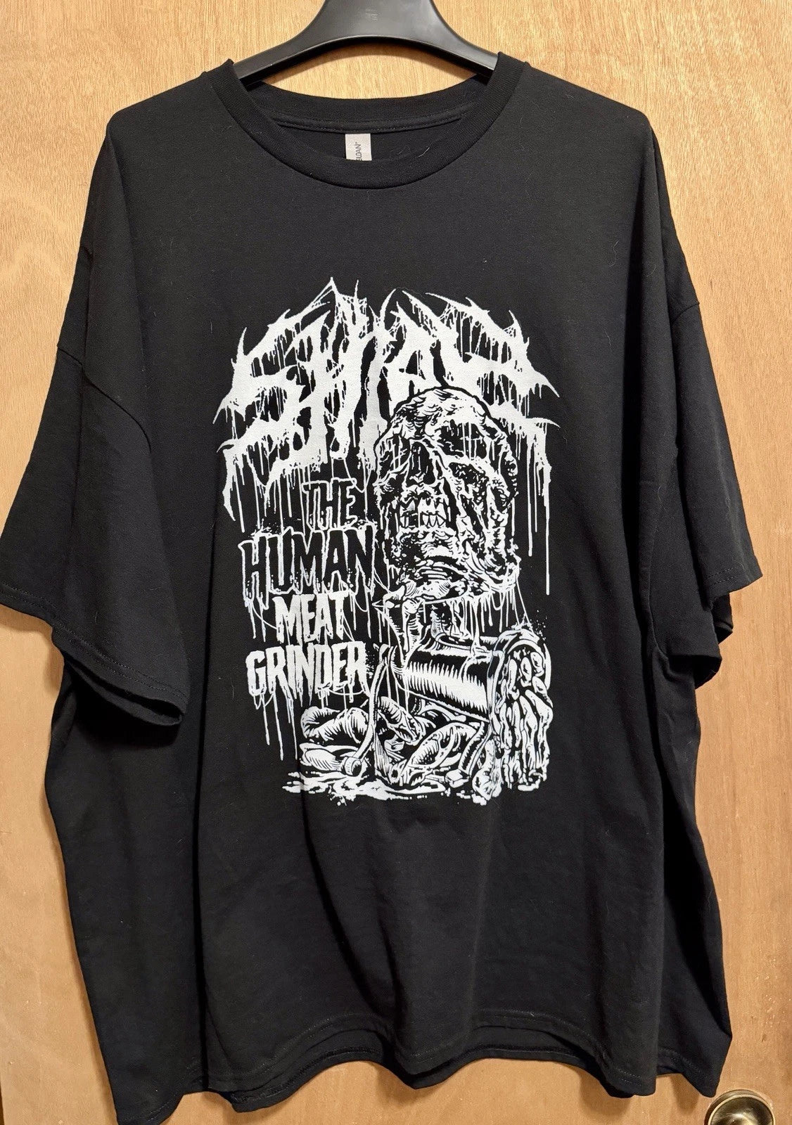 Sanguisugabogg Shirt The Human Meat Grinder Death Metal Band Merch 4XL Oversized Unisex