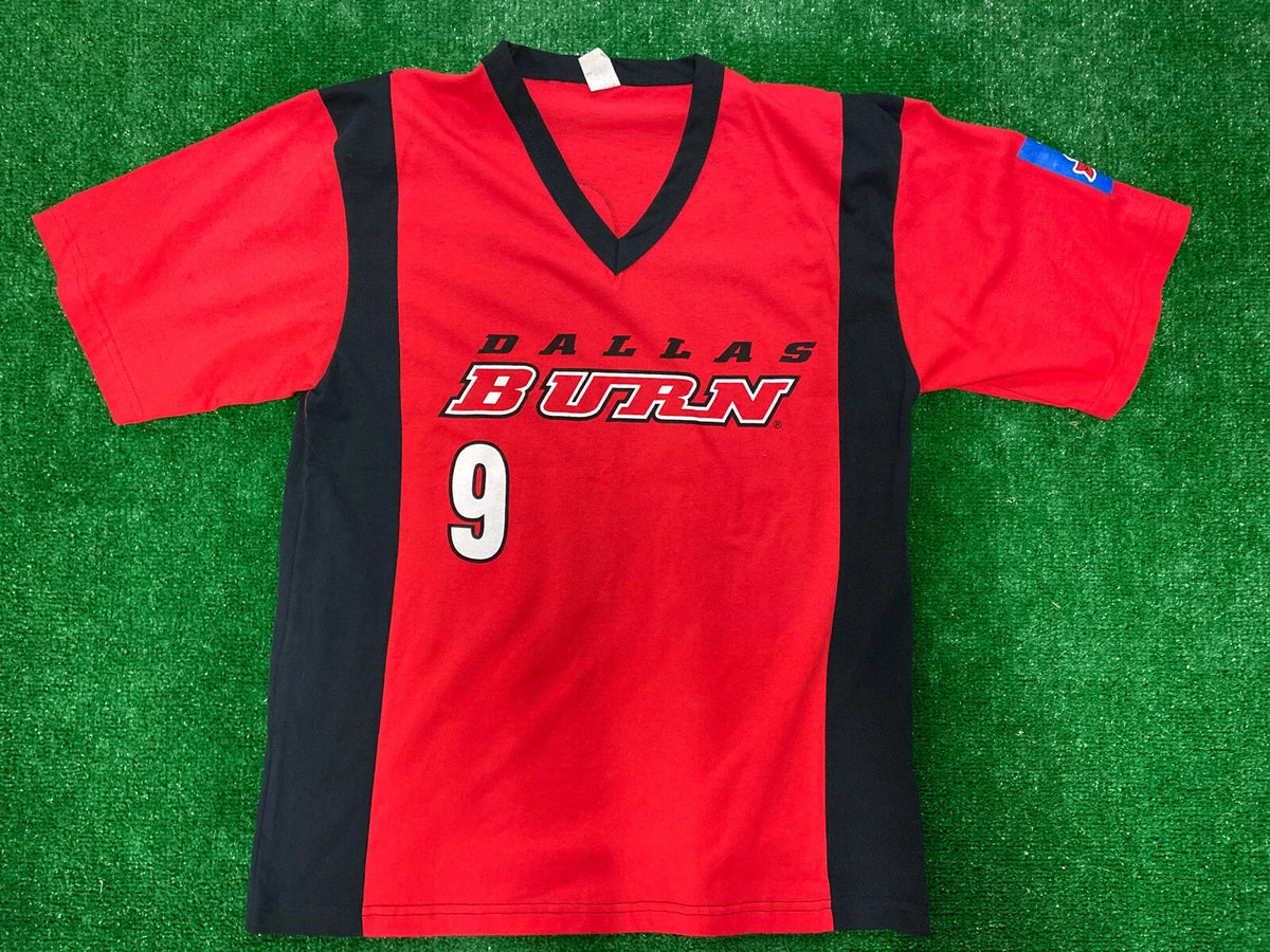 Vintage Dallas Burn Soccer T Shirt/Jersey Sz L Kellog’s Frosted Tony the Tiger Unisex