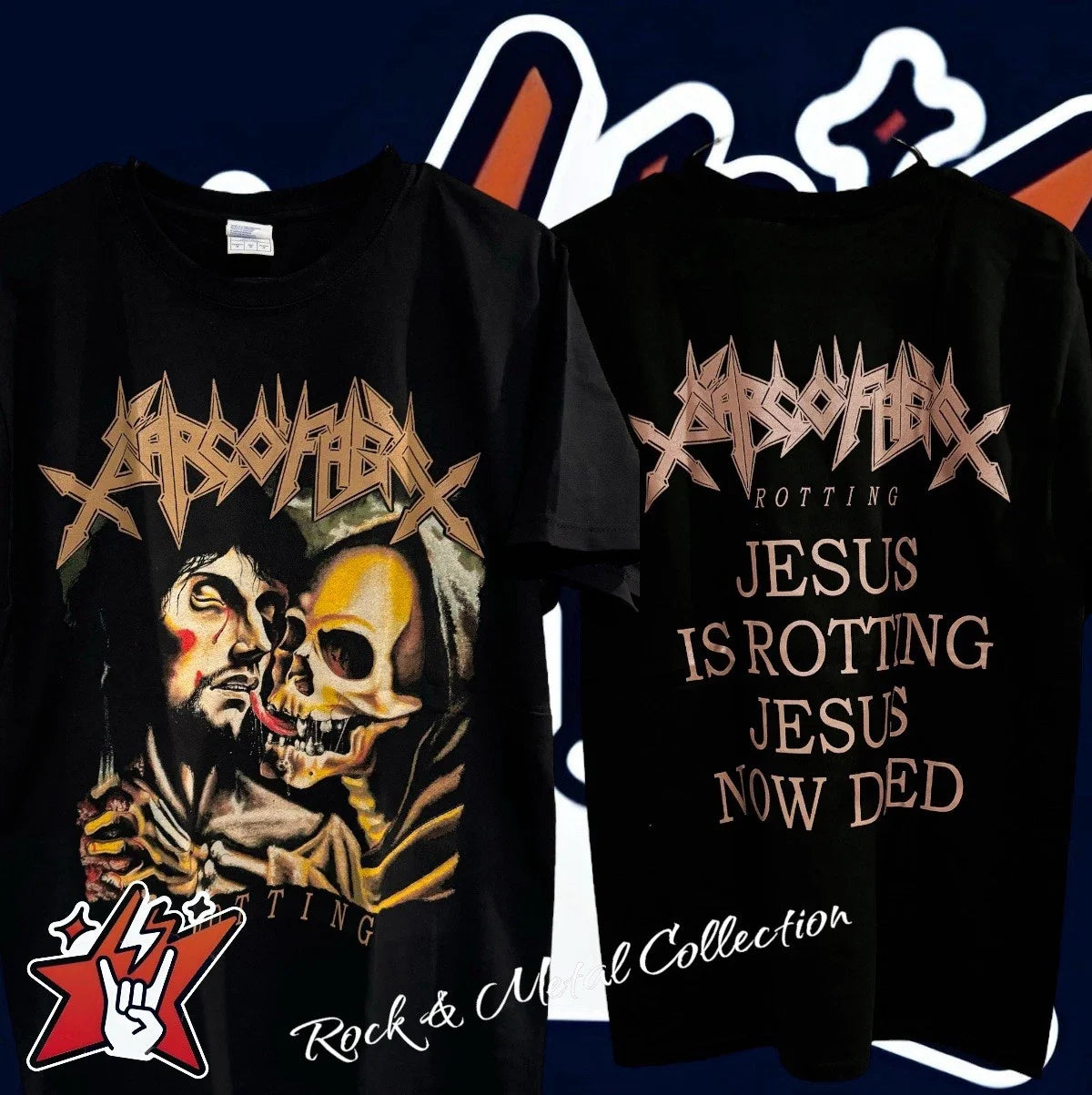 Sarcofago New Short and Long Sleeve Bathory Mayhem Dissection Sodom Unisex