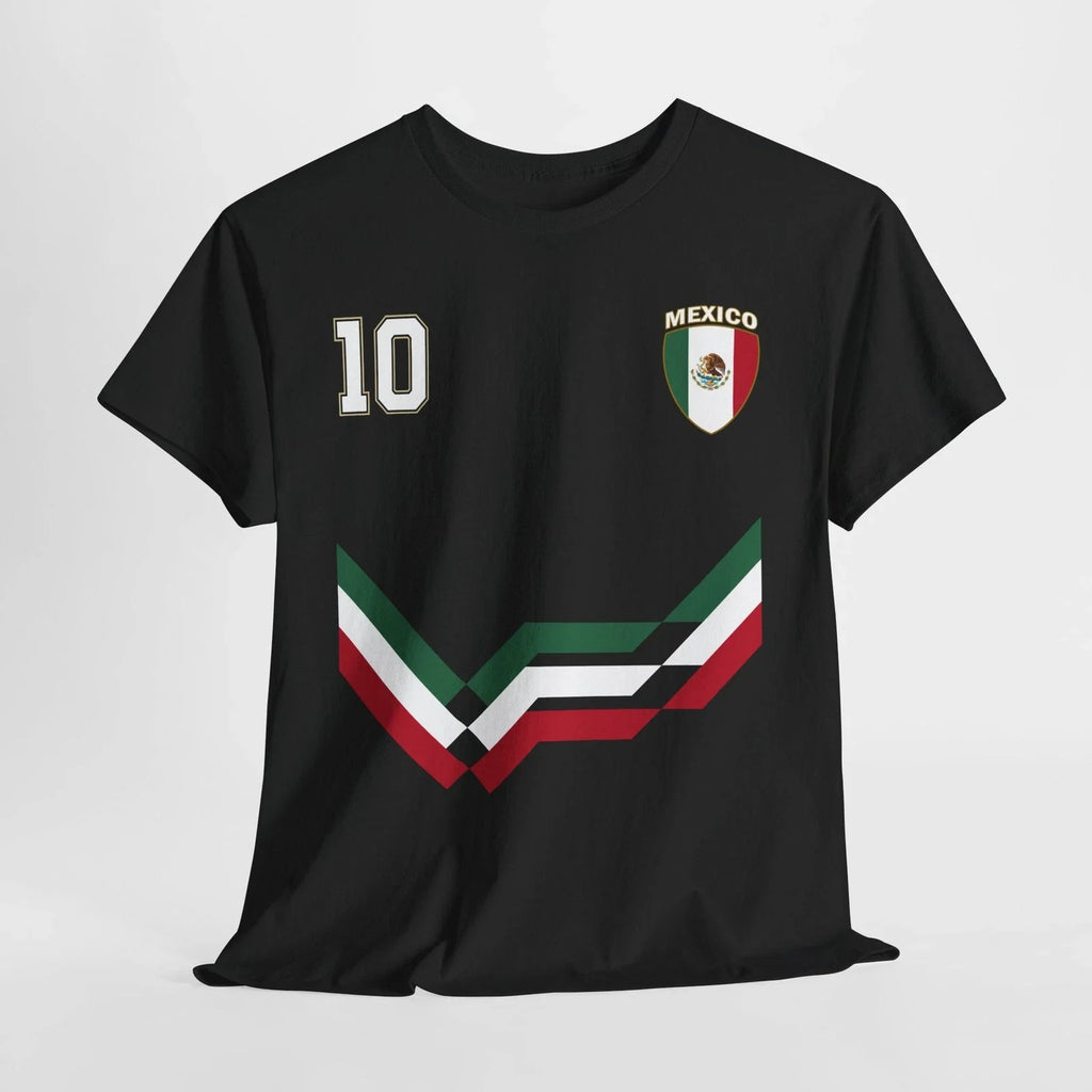 Mexico Number 10 Soccer Shirt, Mexican Flag Soccer 2026 Jersey Style Shirt Unisex