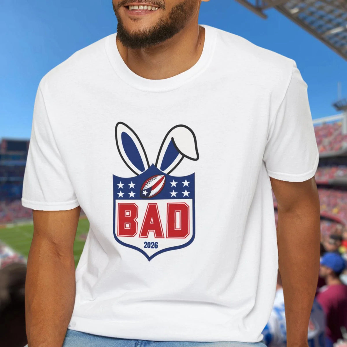 Benito Bowl Football 2026 Bad , Football Fan Gift, Puerto Rico Pride Tee Unisex