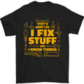 I Fix Stuff Funny Carpenter DIY Tradesman Mens 100% Cotton Unisex