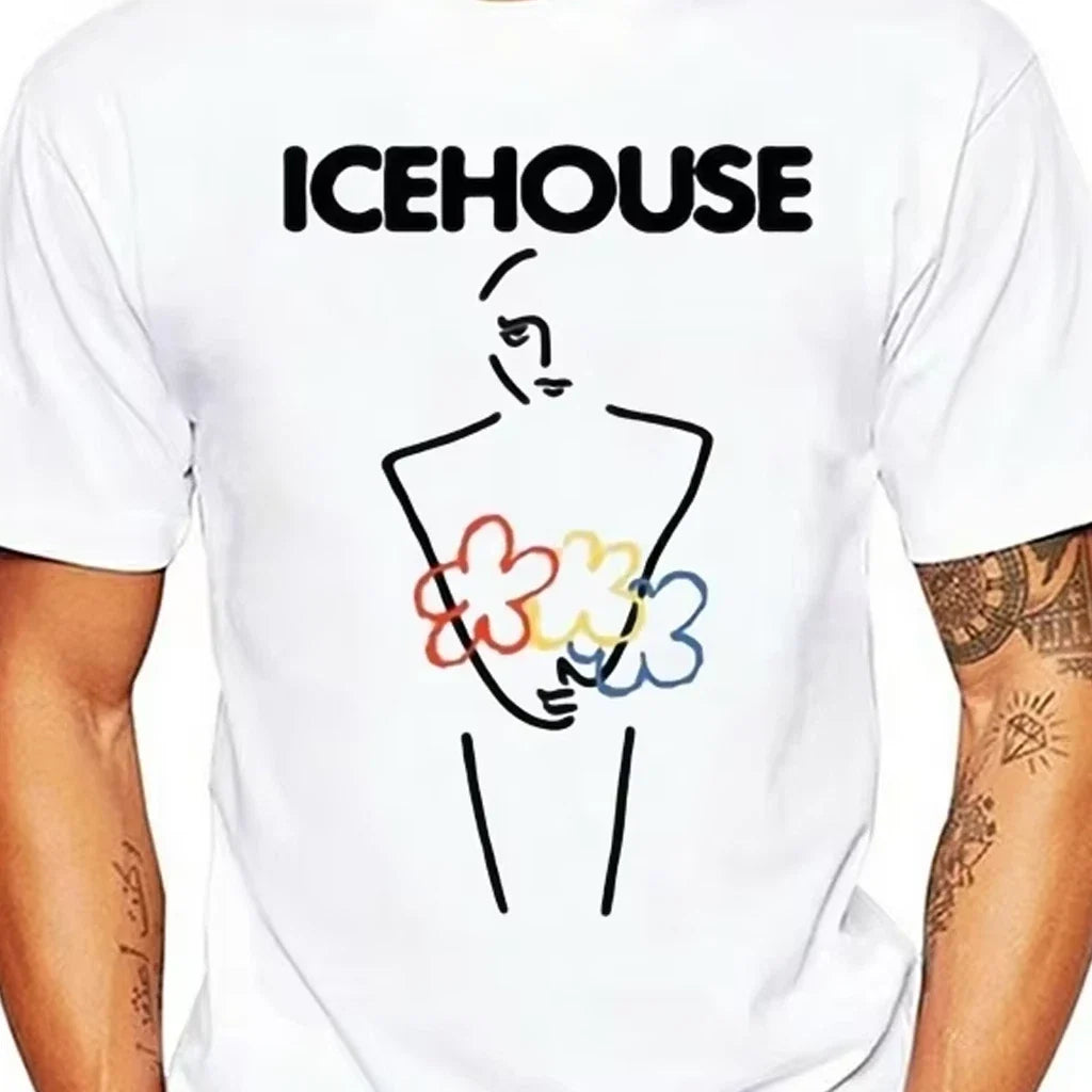 Icehouse rock band white Unisex tee All sizes S to 5Xl 2F530 Unisex