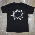 Mens Simple Minimal Modern Art Graphic Pow Bang Humor Graphic T Shirt New Black Unisex