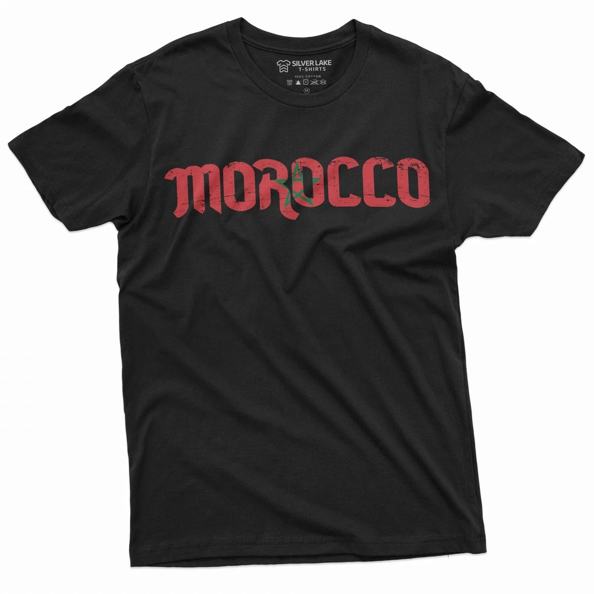 Morocco Kingdom of Morocco Flag Tee Mens Shirt Patriotic National Tee Unisex
