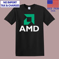 AMD Advanced Micro Computer Men's Black Size S-5XL Unisex