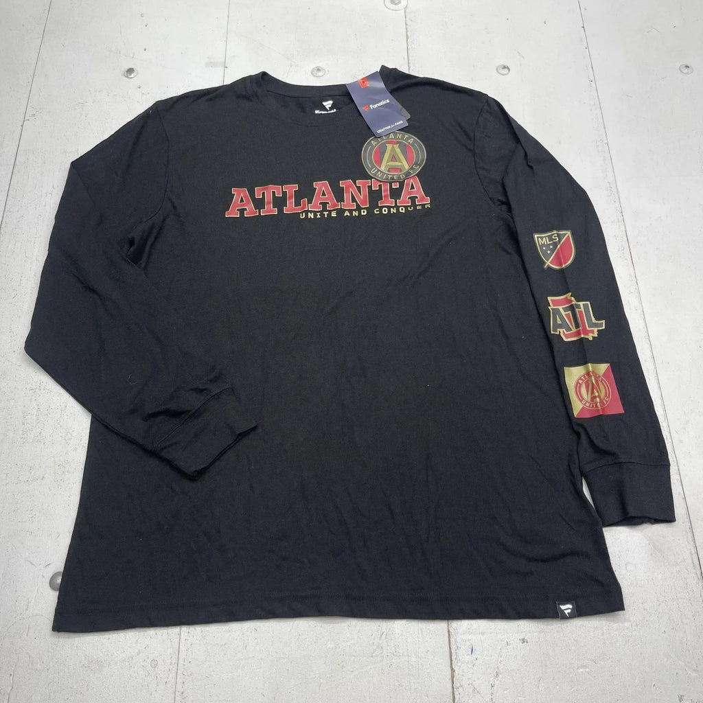 Atlanta United FC Shirt Mens XL Black MLS Soccer Fanatics Unisex