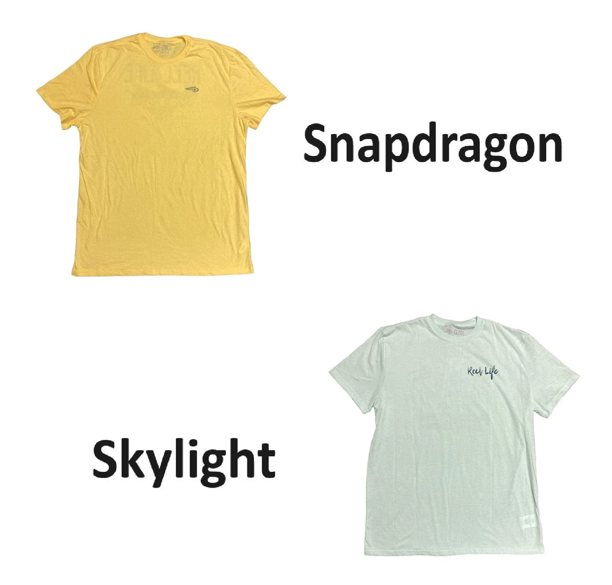 Reel Life Men's Soft 4 Way Stretch Graphic Short Sleeve Unisex