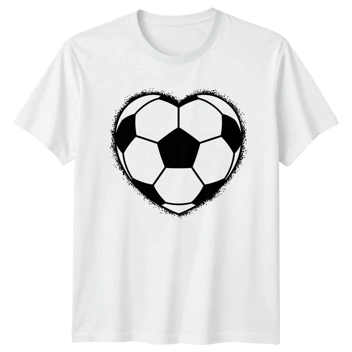 Heart Soccer Ball Sports Lovers Soccer Birthday Gift For Him And Her Unisex