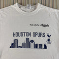 Houston Spurs Shirt Mens Large Tottenham Hotspur Soccer Carlsberg Promo Tee Unisex