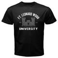 US Army Engineer Fort Leonard Wood University Men's Black Size S to 5XL Unisex
