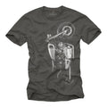 Custom Conversion Motorcycle Mens with Virago XV 750 Cafe Racer - Biker Men Unisex