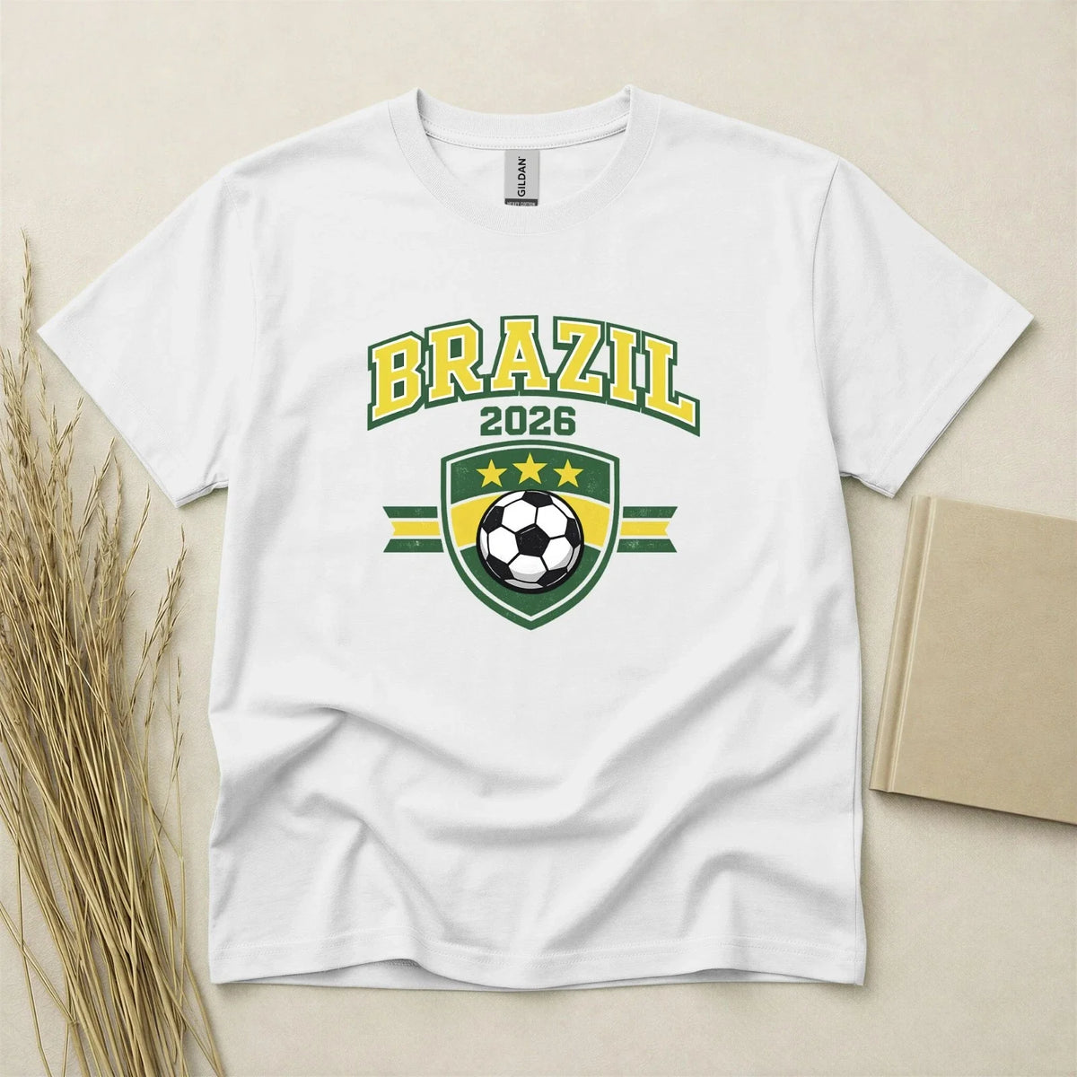 Brazil 2026 Football Fan T Shirt Soccer Supporters Gildan Cotton Family Top Unisex
