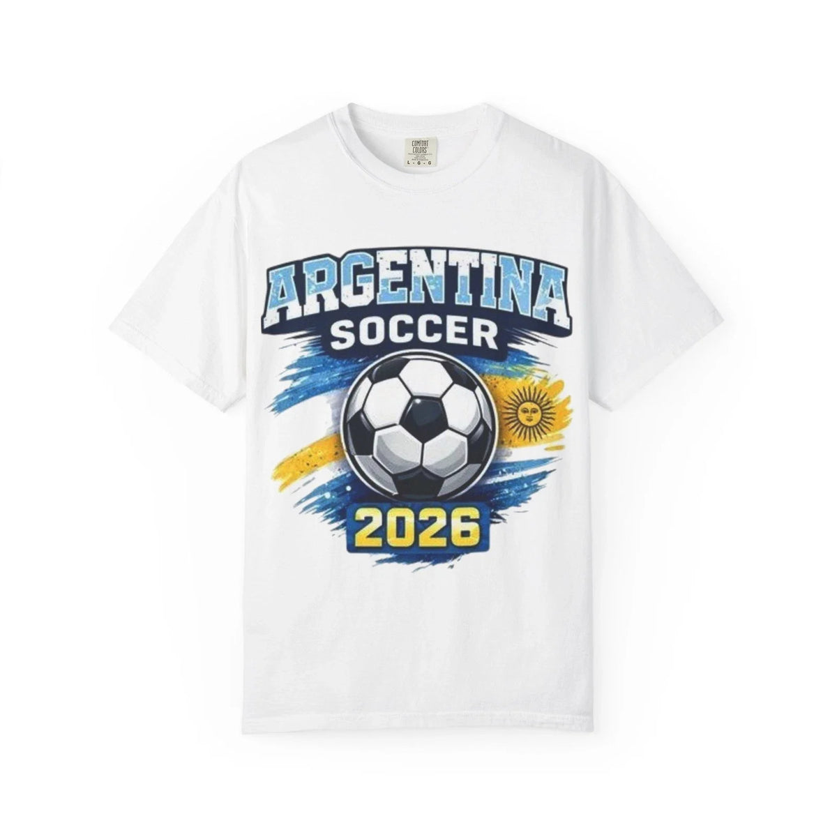 Argentina World Cup Soccer 2026 | Football Ball, Flag Accent Unisex
