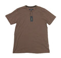 rag & bone Espresso Classic Lightweight Slub Cotton Short Sleeve Shirt (M) Unisex