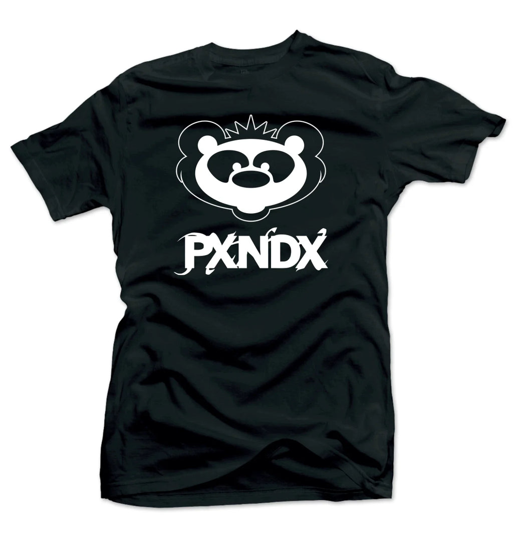 PXNDX PANDA PLAYERA NEGRA / BLACK BANDA ROCK MONTERREY MEXICO UNISEX Unisex