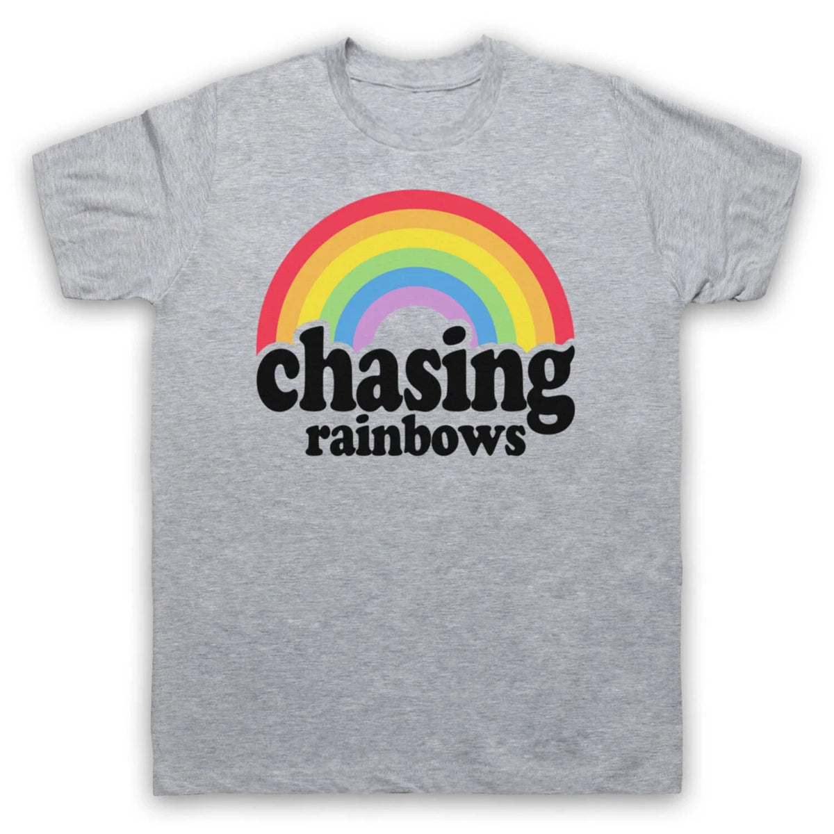 CHASING RAINBOWS UNOFFICIAL BRITPOP LEGENDS SLOGAN MENS & WOMENS Unisex