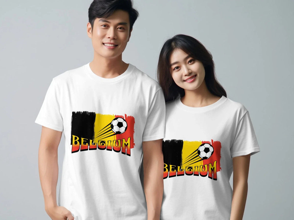 Belgium Football European Tournament Unisex Soccer TShirt Euros 2024 Unisex