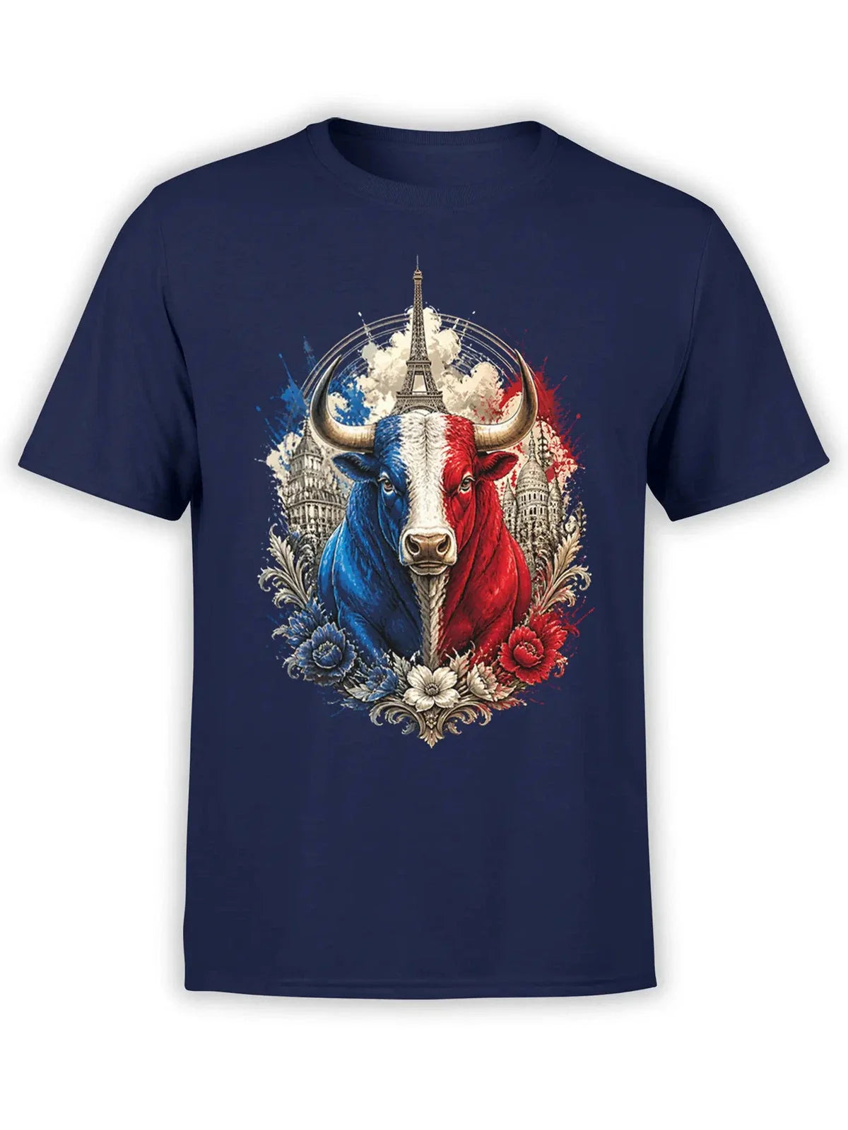 Paris Tricolor Bull | Unisex Unisex