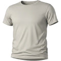 Comfrt Mens XL Mauve Taupe Short Sleeve Minimalist Streetwear Tee Unisex